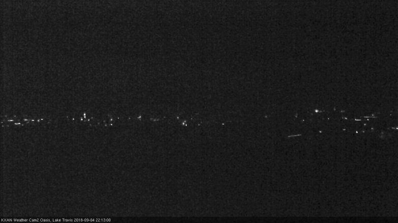 Lake Travis webcam, September 4, 2018 9:15 PM CT