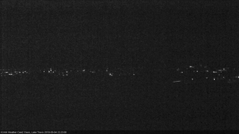 Lake Travis webcam, September 4, 2018 9:25 PM CT