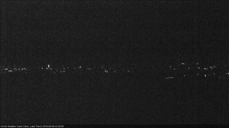 Lake Travis webcam, September 4, 2018 9:40 PM CT