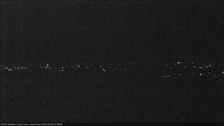Lake Travis webcam, September 4, 2018 9:50 PM CT