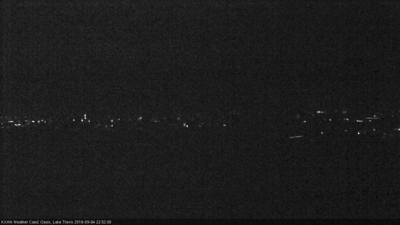 Lake Travis webcam, September 4, 2018 9:55 PM CT