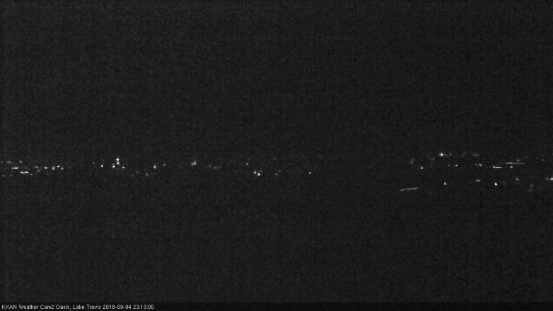 Lake Travis webcam, September 4, 2018 10:15 PM CT