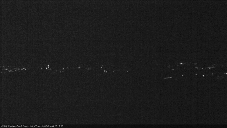 Lake Travis webcam, September 4, 2018 10:20 PM CT