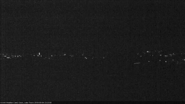 Lake Travis webcam, September 4, 2018 10:25 PM CT