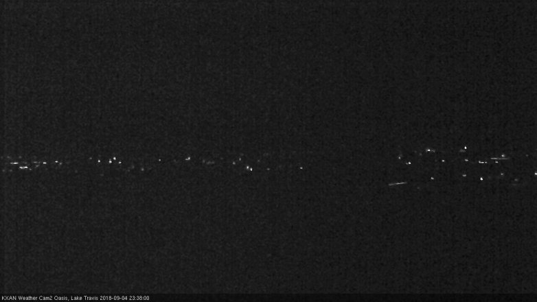 Lake Travis webcam, September 4, 2018 10:40 PM CT