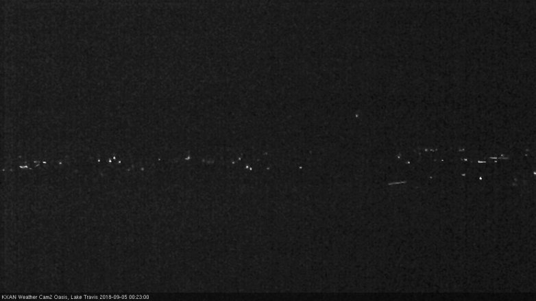 Lake Travis webcam, September 4, 2018 11:25 PM CT