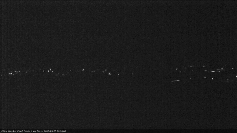Lake Travis webcam, September 4, 2018 11:35 PM CT