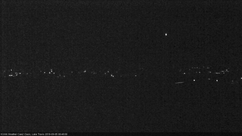 Lake Travis webcam, September 4, 2018 11:50 PM CT
