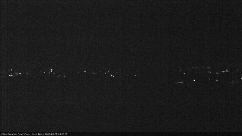 Lake Travis webcam, September 4, 2018 11:55 PM CT
