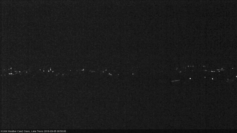 Lake Travis webcam, September 4, 2018 12:00 AM CT