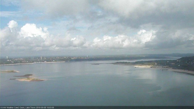 Lake Travis webcam, September 5, 2018 9:05 AM CT