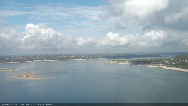 Lake Travis webcam, September 5, 2018 9:10 AM CT