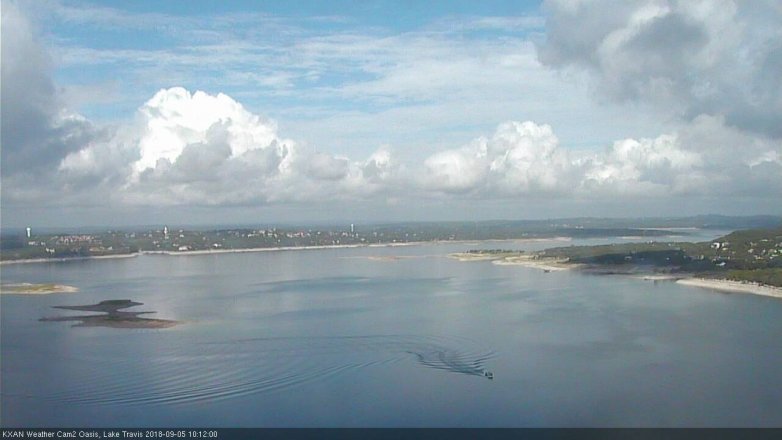 Lake Travis webcam, September 5, 2018 9:15 AM CT