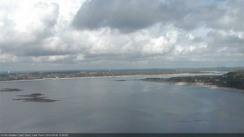 Lake Travis webcam, September 5, 2018 9:40 AM CT