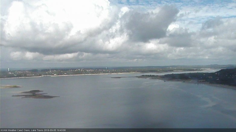 Lake Travis webcam, September 5, 2018 9:45 AM CT
