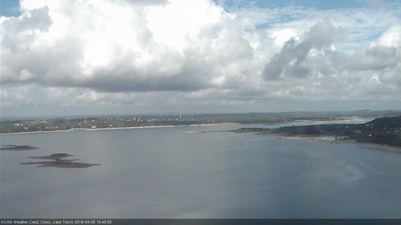 Lake Travis webcam, September 5, 2018 9:50 AM CT