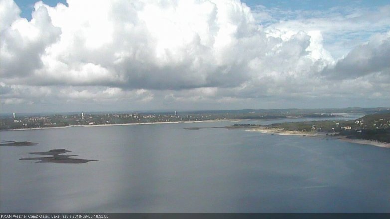 Lake Travis webcam, September 5, 2018 9:55 AM CT
