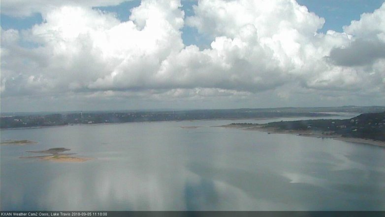 Lake Travis webcam, September 5, 2018 10:20 AM CT