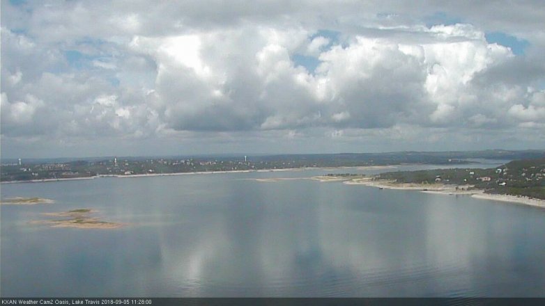 Lake Travis webcam, September 5, 2018 10:30 AM CT