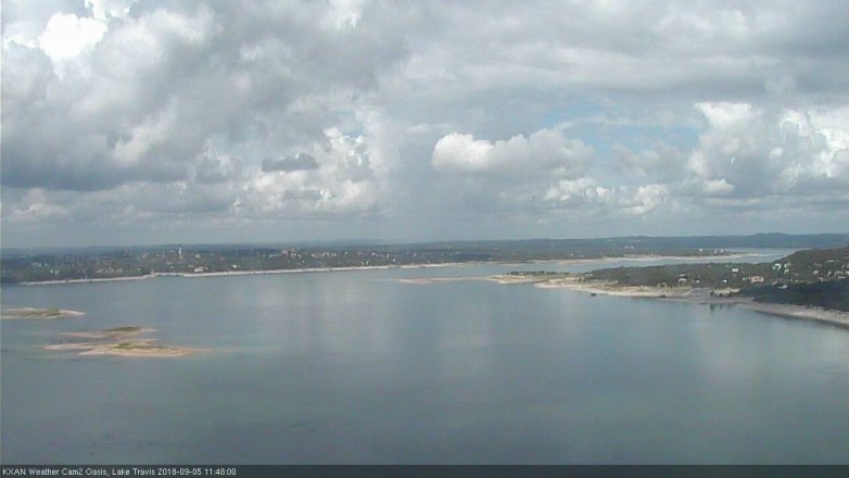 Lake Travis webcam, September 5, 2018 10:50 AM CT