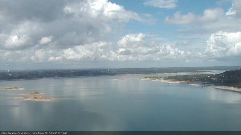 Lake Travis webcam, September 5, 2018 11:15 AM CT