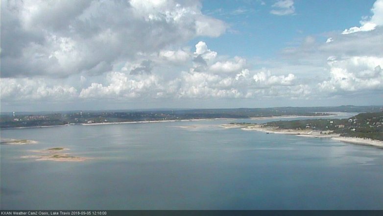 Lake Travis webcam, September 5, 2018 11:20 AM CT