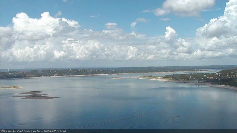 Lake Travis webcam, September 5, 2018 11:35 AM CT