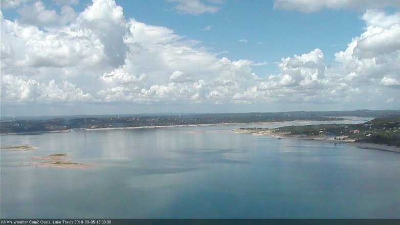 Lake Travis webcam, September 5, 2018 12:05 PM CT
