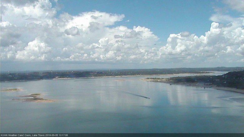 Lake Travis webcam, September 5, 2018 12:20 PM CT