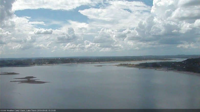 Lake Travis webcam, September 5, 2018 2:25 PM CT
