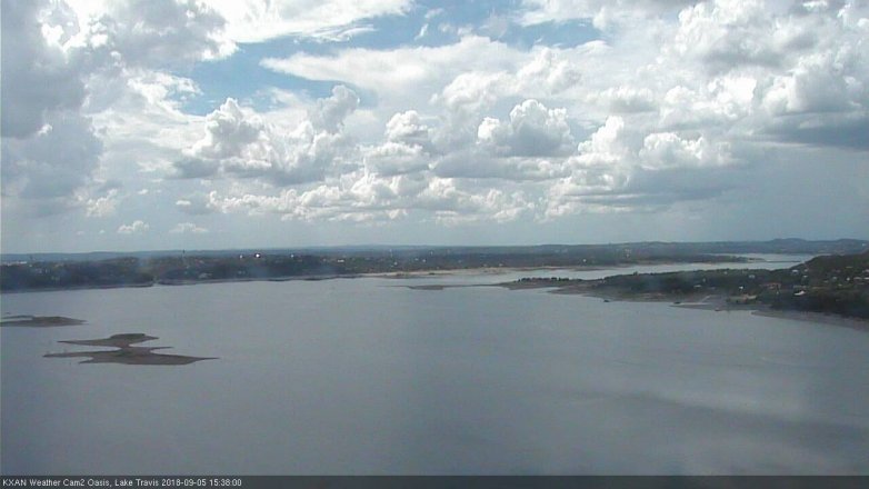 Lake Travis webcam, September 5, 2018 2:40 PM CT