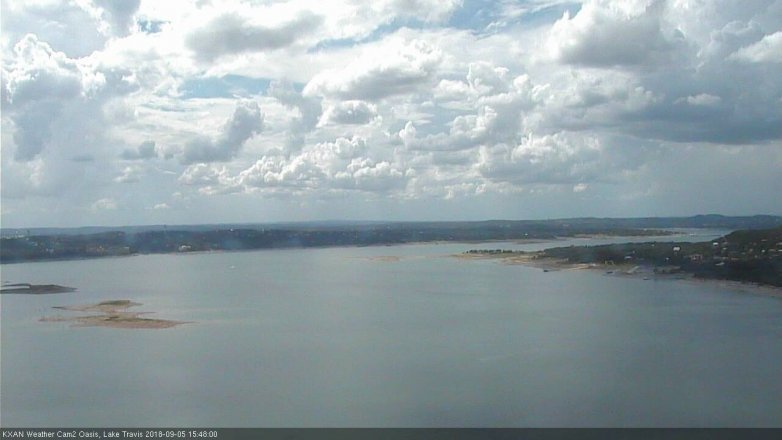 Lake Travis webcam, September 5, 2018 2:50 PM CT