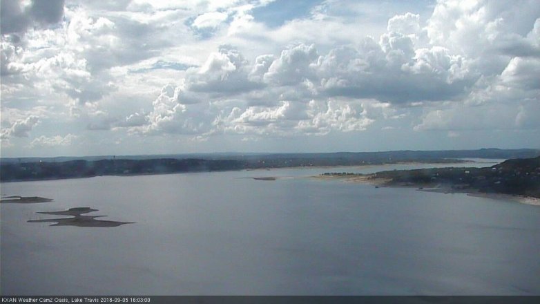 Lake Travis webcam, September 5, 2018 3:05 PM CT