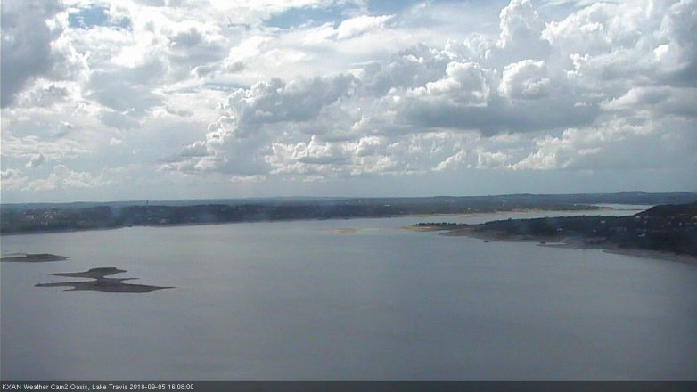Lake Travis webcam, September 5, 2018 3:10 PM CT
