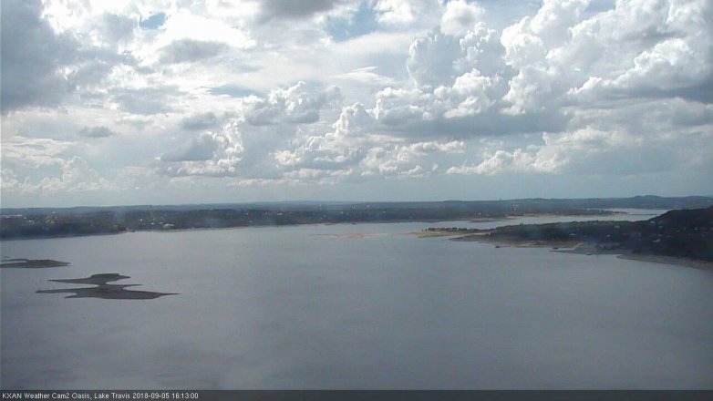 Lake Travis webcam, September 5, 2018 3:15 PM CT