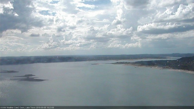Lake Travis webcam, September 5, 2018 3:25 PM CT