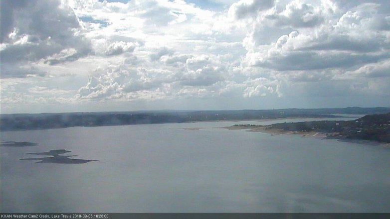 Lake Travis webcam, September 5, 2018 3:30 PM CT