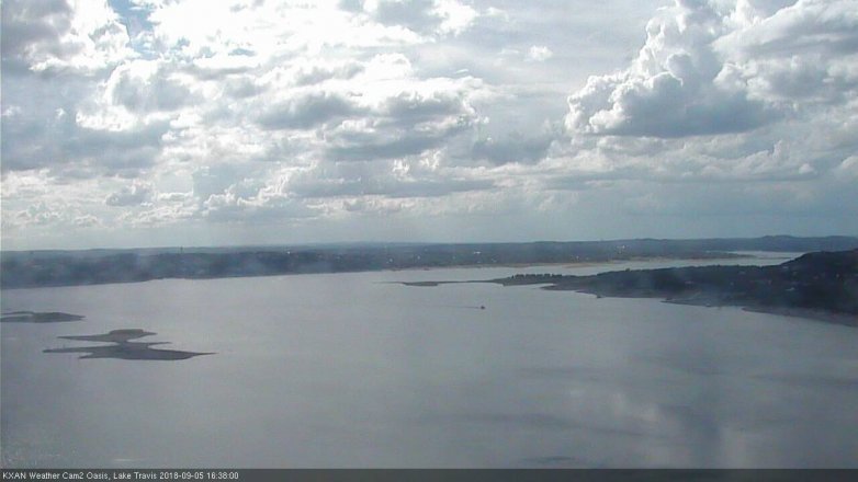 Lake Travis webcam, September 5, 2018 3:40 PM CT