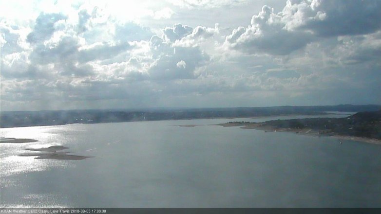 Lake Travis webcam, September 5, 2018 4:10 PM CT