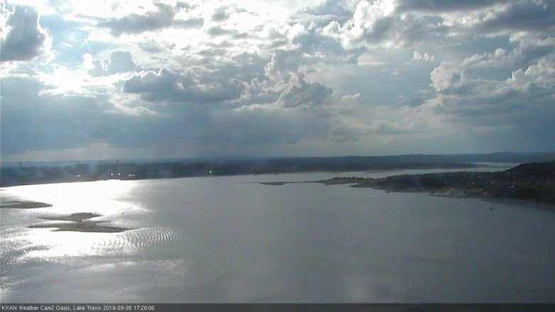 Lake Travis webcam, September 5, 2018 4:30 PM CT