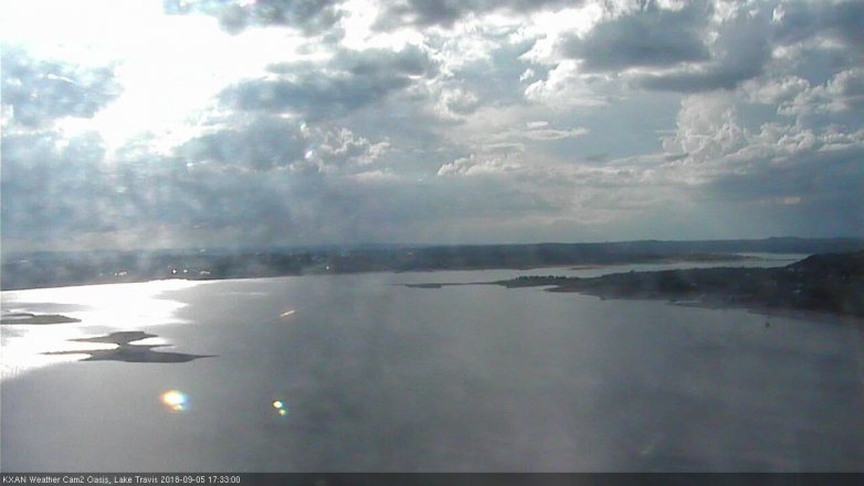 Lake Travis webcam, September 5, 2018 4:35 PM CT
