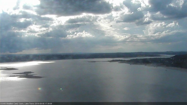Lake Travis webcam, September 5, 2018 4:40 PM CT