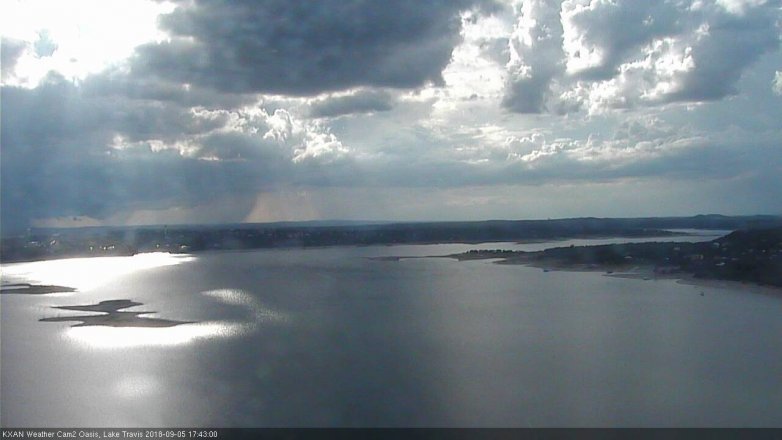 Lake Travis webcam, September 5, 2018 4:45 PM CT