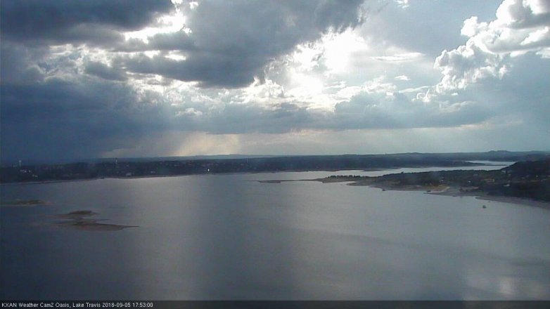 Lake Travis webcam, September 5, 2018 4:55 PM CT