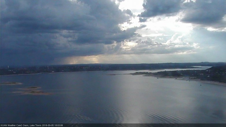 Lake Travis webcam, September 5, 2018 5:05 PM CT