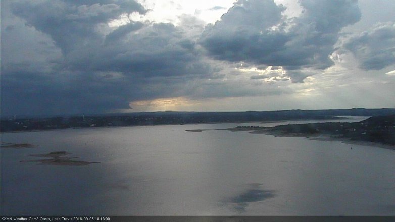 Lake Travis webcam, September 5, 2018 5:15 PM CT
