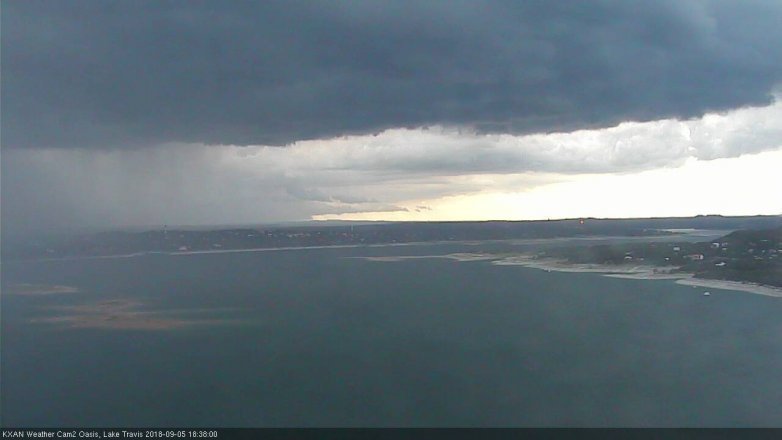 Lake Travis webcam, September 5, 2018 5:40 PM CT