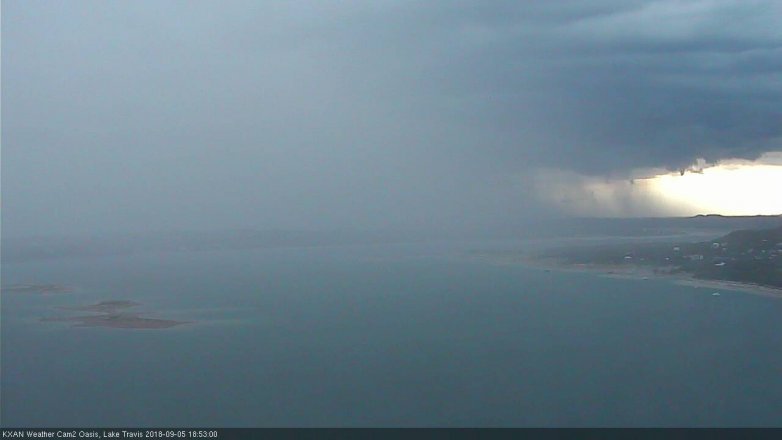 Lake Travis webcam, September 5, 2018 5:55 PM CT