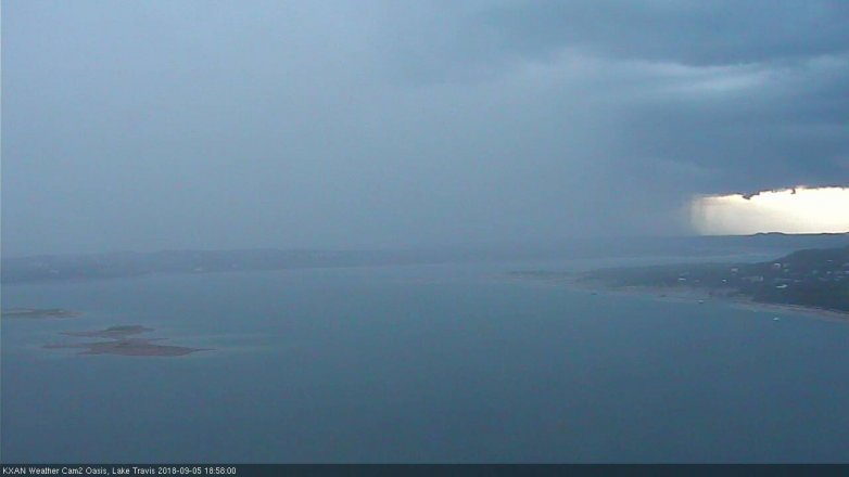 Lake Travis webcam, September 5, 2018 6:00 PM CT