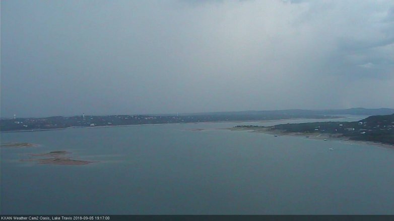 Lake Travis webcam, September 5, 2018 6:20 PM CT